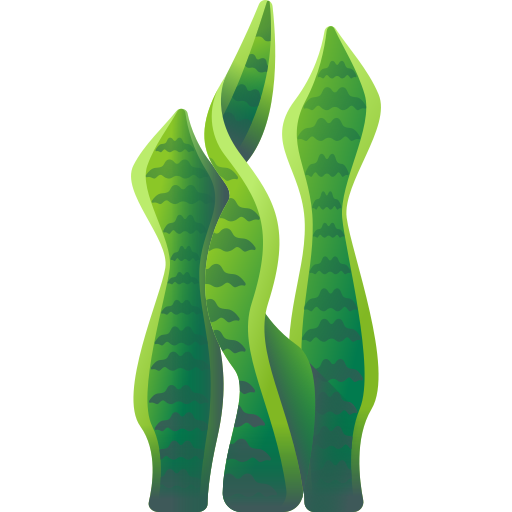 tropikalne liście 3D Color ikona