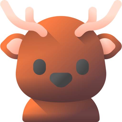 Deer 3D Color icon