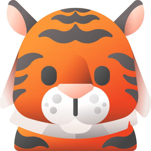 Tiger 3D Color icon