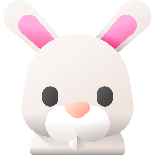 kaninchen 3D Color icon