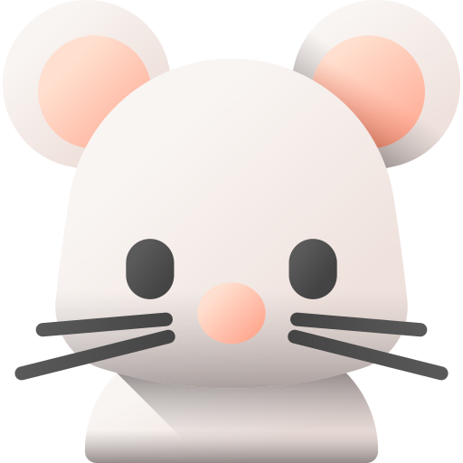 Mice 3D Color icon