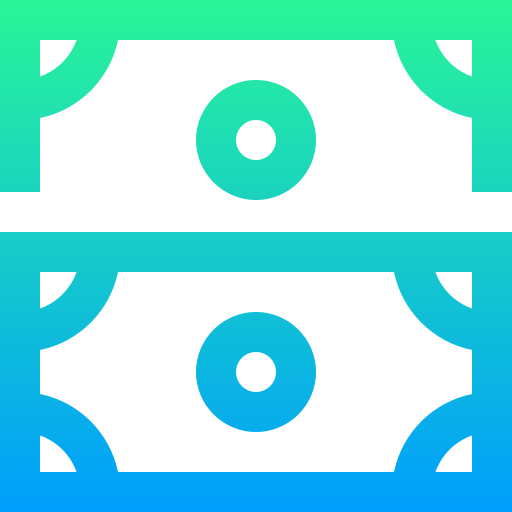 geld Super Basic Straight Gradient icon