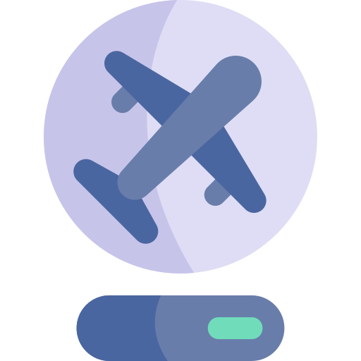 flugzeug Kawaii Flat icon