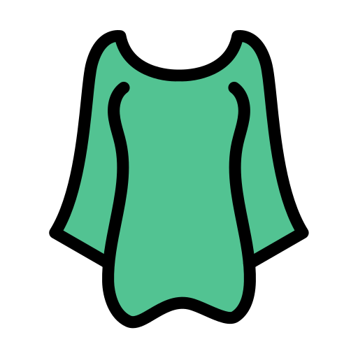 Dress Vector Stall Lineal Color icon