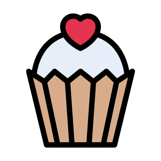 muffin Vector Stall Lineal Color icon