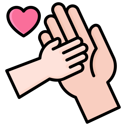 Holding hand Generic Outline Color icon