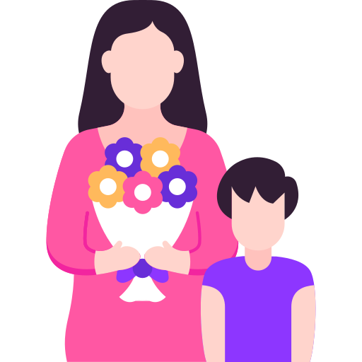 Mothers day SBTS2018 Flat icon