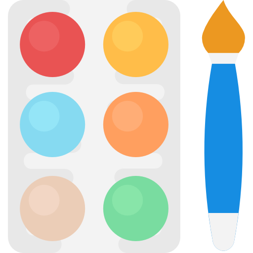 colores Flat Color Flat icono