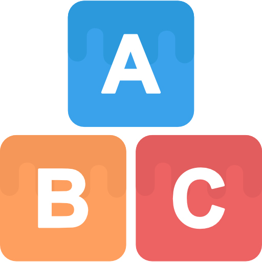 a b c Flat Color Flat icono