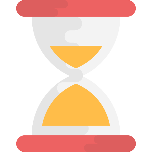 Hourglass Flat Color Flat icon