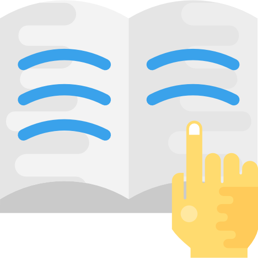 libro Flat Color Flat icono