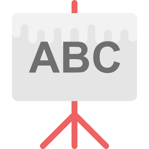 abc Flat Color Flat icon
