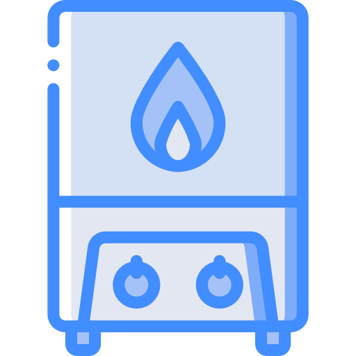 Heater Basic Miscellany Blue icon