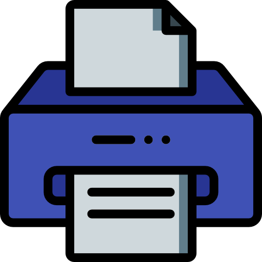 Printer Basic Miscellany Lineal Color icon