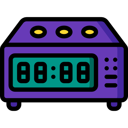 Digital clock Basic Miscellany Lineal Color icon