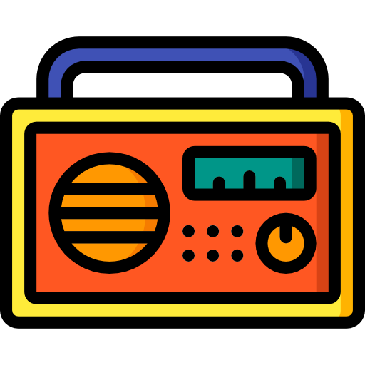 Radio Basic Miscellany Lineal Color icon