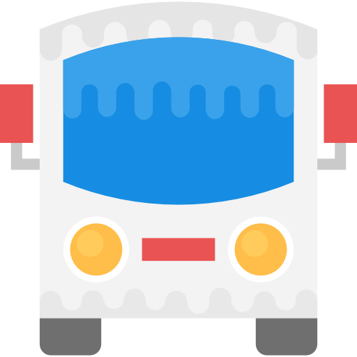 Bus Flat Color Flat icon
