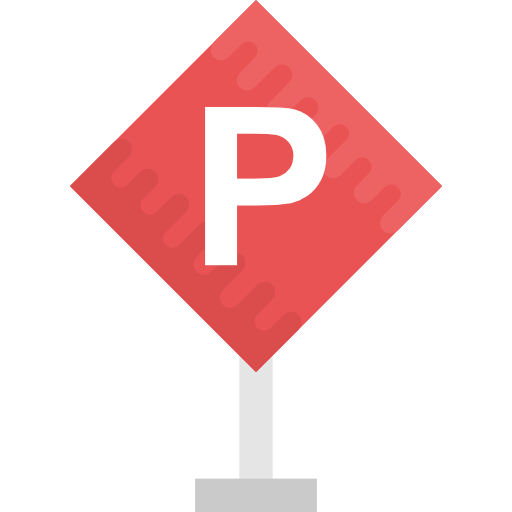 parken Flat Color Flat icon