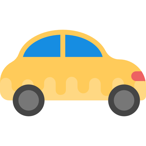 coche Flat Color Flat icono