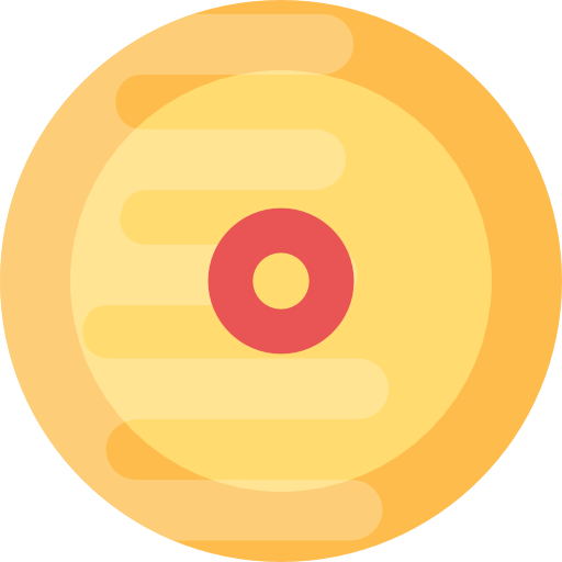 münze Flat Color Flat icon