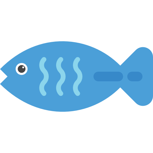물고기 Flat Color Flat icon
