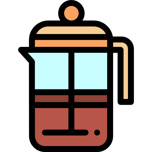 Coffee pot Detailed Rounded Lineal color icon