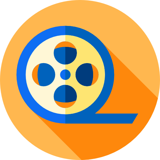 filmrolle Flat Circular Flat icon