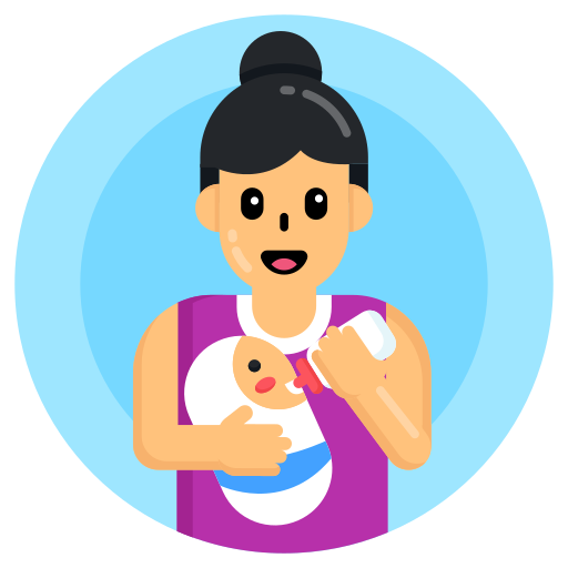 alimentação do bebê Generic Circular Ícone