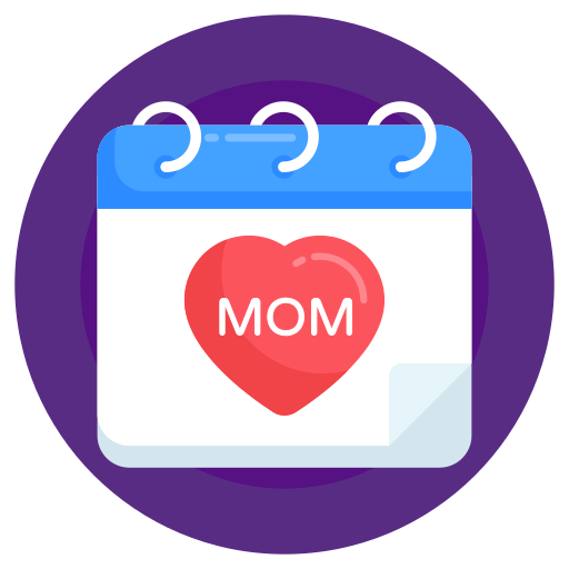 moederdag Generic Circular icoon