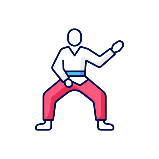 taekwondo Generic Color Omission icona