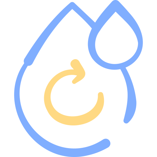 Drops Basic Hand Drawn Color icon