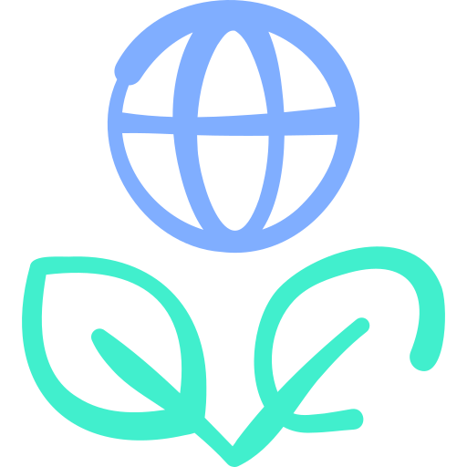 녹색 행성 Basic Hand Drawn Color icon