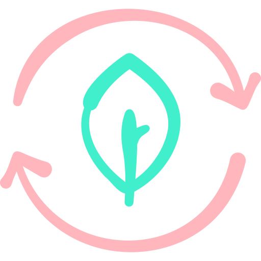 Recycle Basic Hand Drawn Color icon