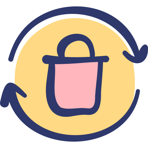Recycle bin Basic Hand Drawn Lineal Color icon