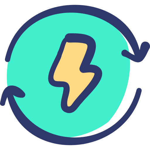 Energy Basic Hand Drawn Lineal Color icon
