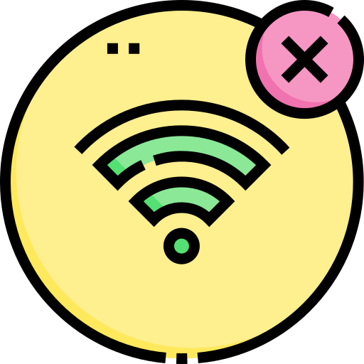 wi-fi Detailed Straight Lineal color Ícone