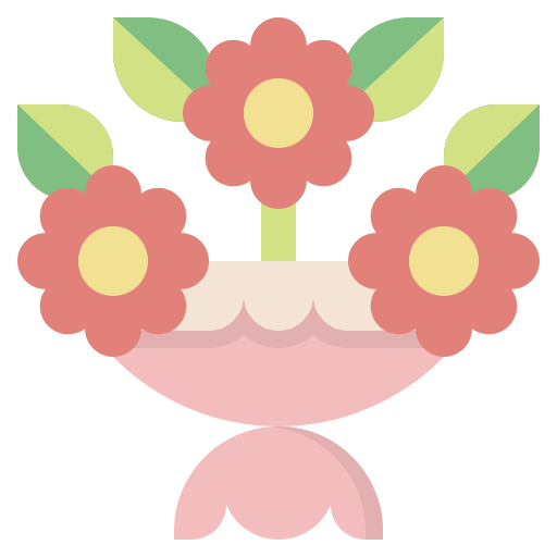 bouquet di fiori Generic Flat icona