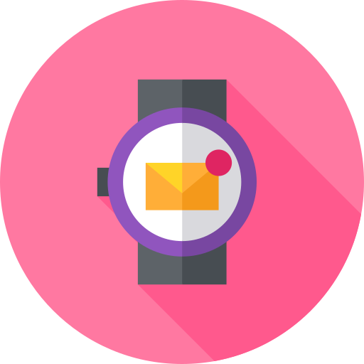 smartwatch Flat Circular Flat icon