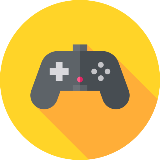 video gioco Flat Circular Flat icona