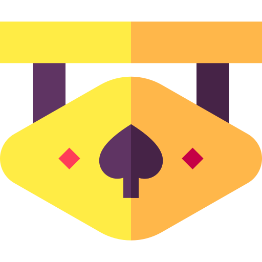 カジノ Basic Straight Flat icon