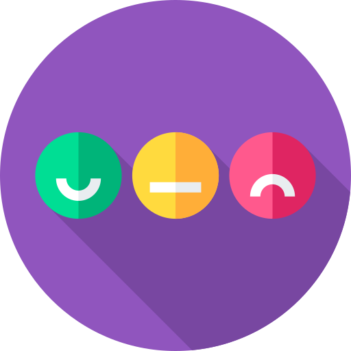 feedback Flat Circular Flat icoon