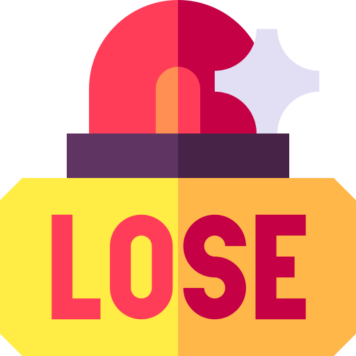 Lose Basic Straight Flat icon