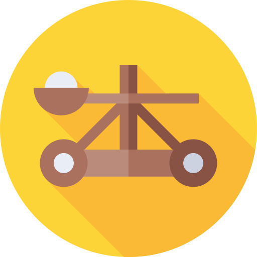Catapult Flat Circular Flat icon