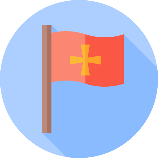 깃발 Flat Circular Flat icon