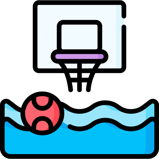 水バスケットボール Special Lineal color icon