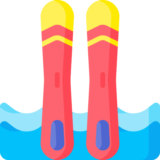 Water skiing Special Flat icon