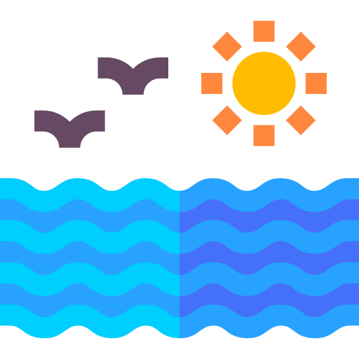 海 Basic Straight Flat icon