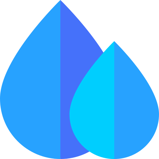 Waterdrop Basic Straight Flat icon