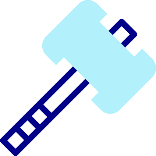 hammer Detailed Mixed Lineal color icon
