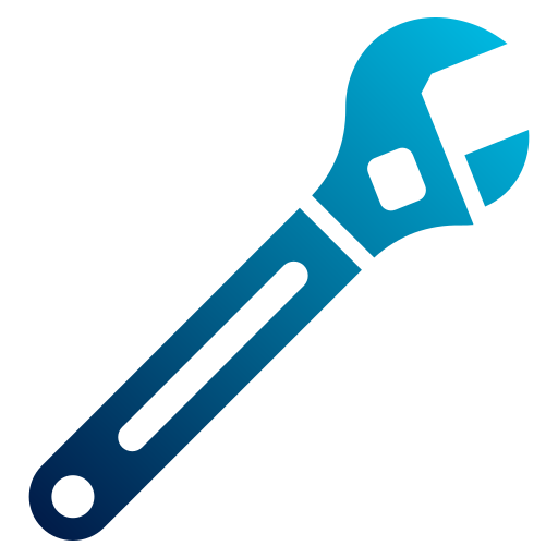 Adjustable wrench Generic Flat Gradient icon